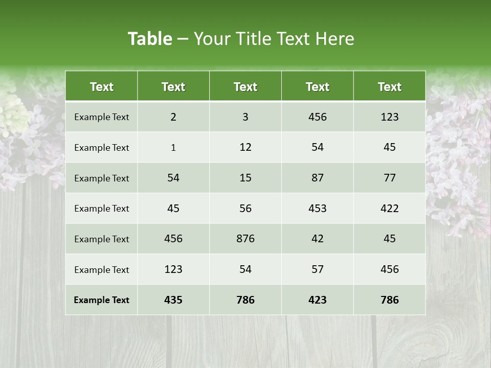 Wood Nature Wooden PowerPoint Template