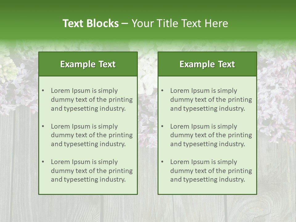 Wood Nature Wooden PowerPoint Template