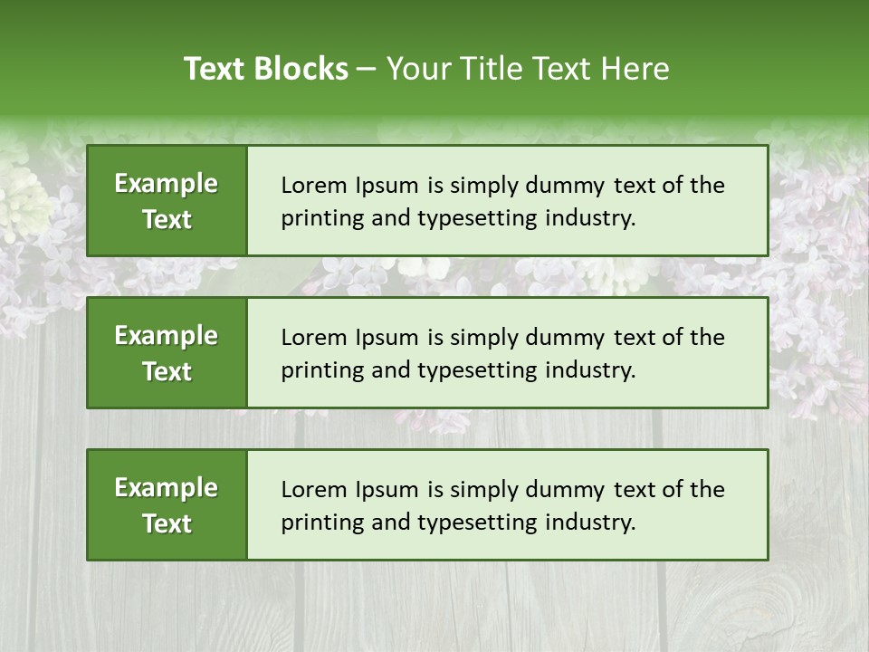 Wood Nature Wooden PowerPoint Template