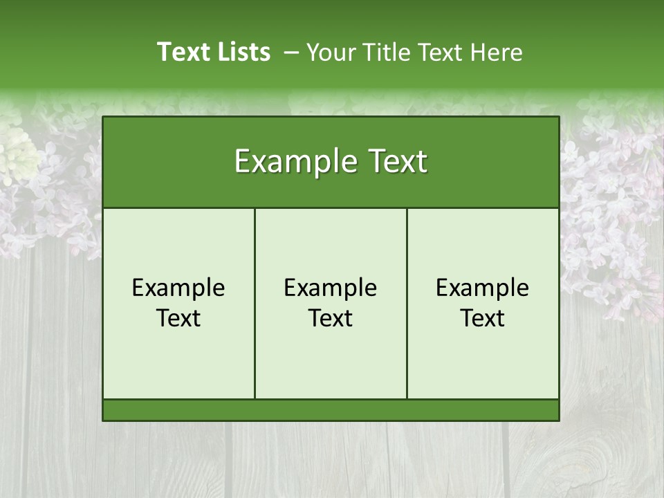 Wood Nature Wooden PowerPoint Template
