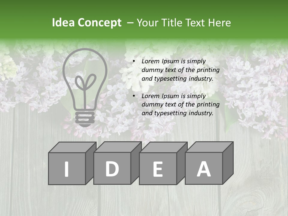 Wood Nature Wooden PowerPoint Template