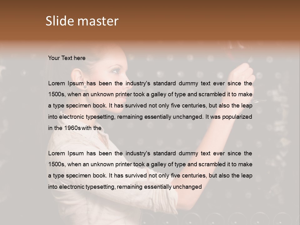 Shirt Cellar Young PowerPoint Template