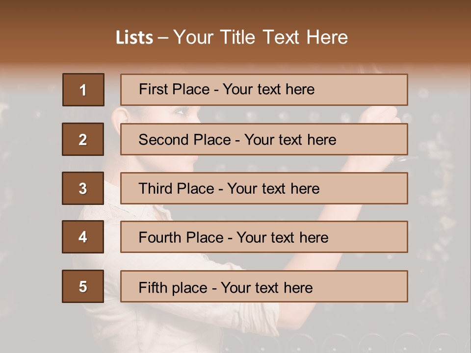 Shirt Cellar Young PowerPoint Template