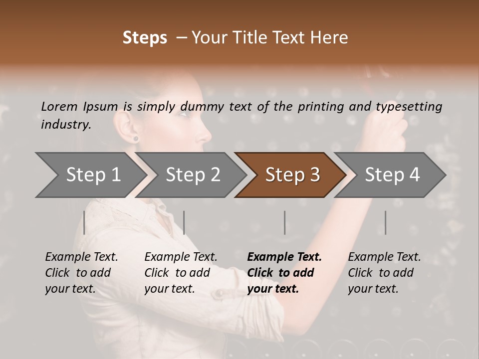 Shirt Cellar Young PowerPoint Template