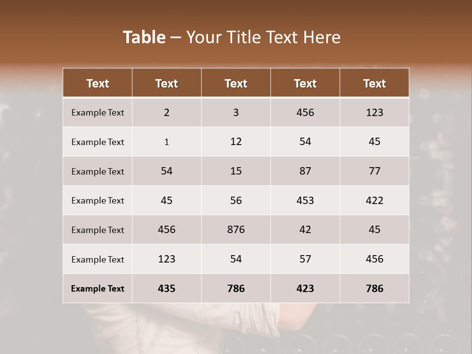 Shirt Cellar Young PowerPoint Template