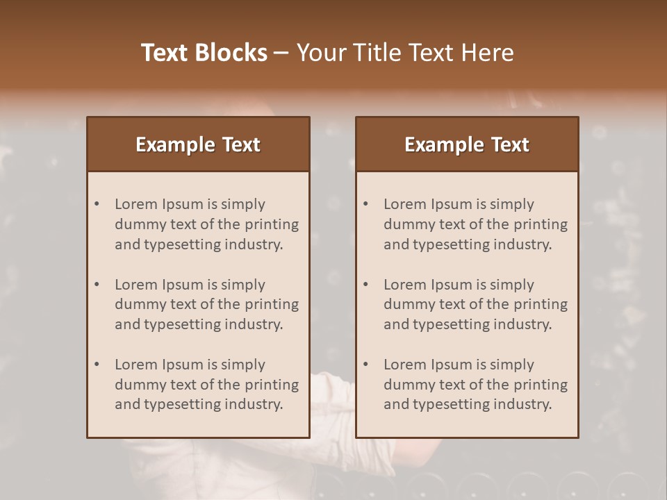 Shirt Cellar Young PowerPoint Template
