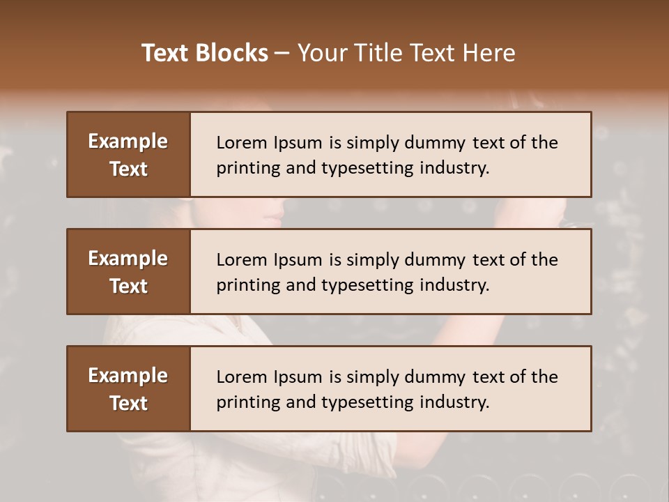 Shirt Cellar Young PowerPoint Template