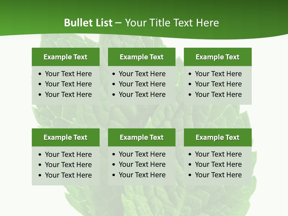 Background Shot Food PowerPoint Template