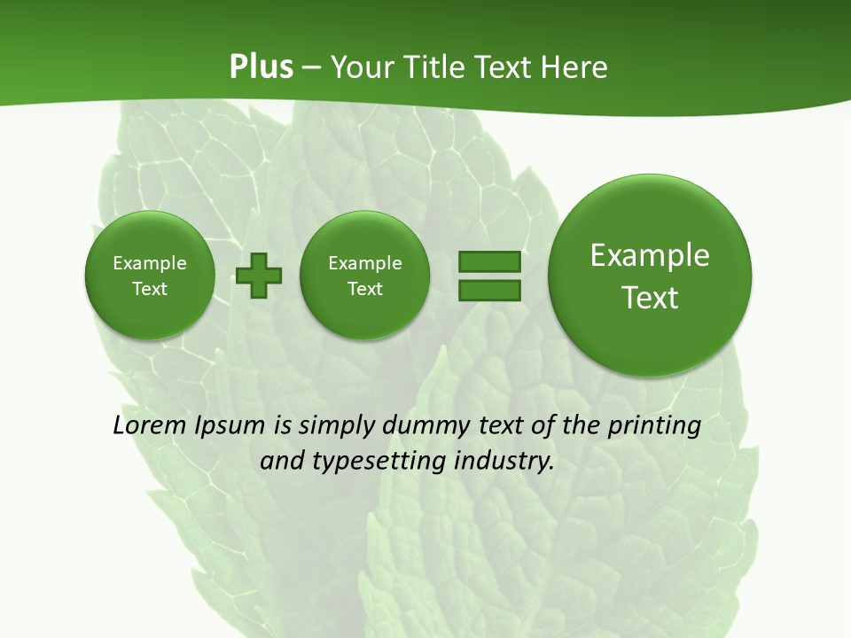 Background Shot Food PowerPoint Template