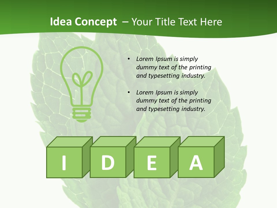 Background Shot Food PowerPoint Template