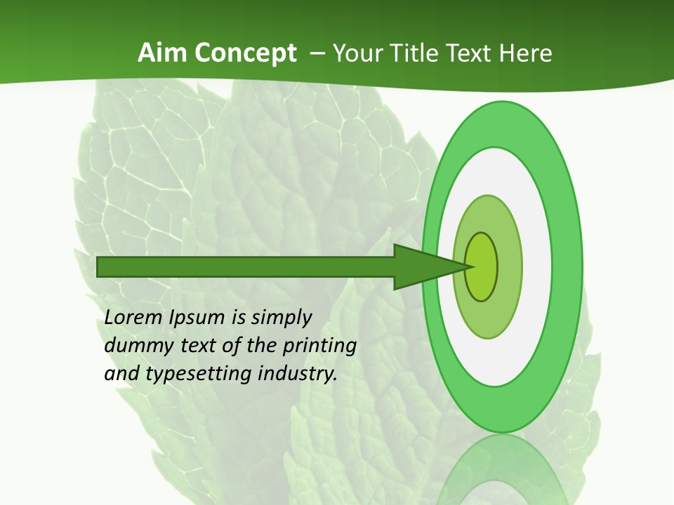 Background Shot Food PowerPoint Template