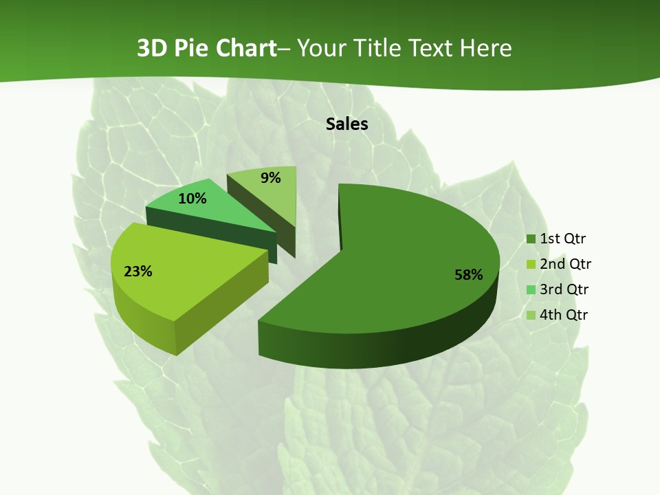 Background Shot Food PowerPoint Template