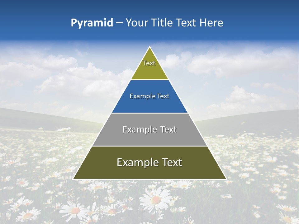 Blue Camomile Scenic PowerPoint Template