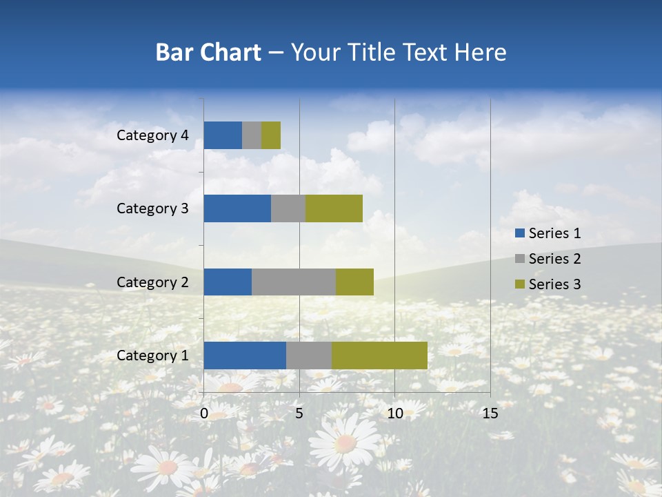 Blue Camomile Scenic PowerPoint Template