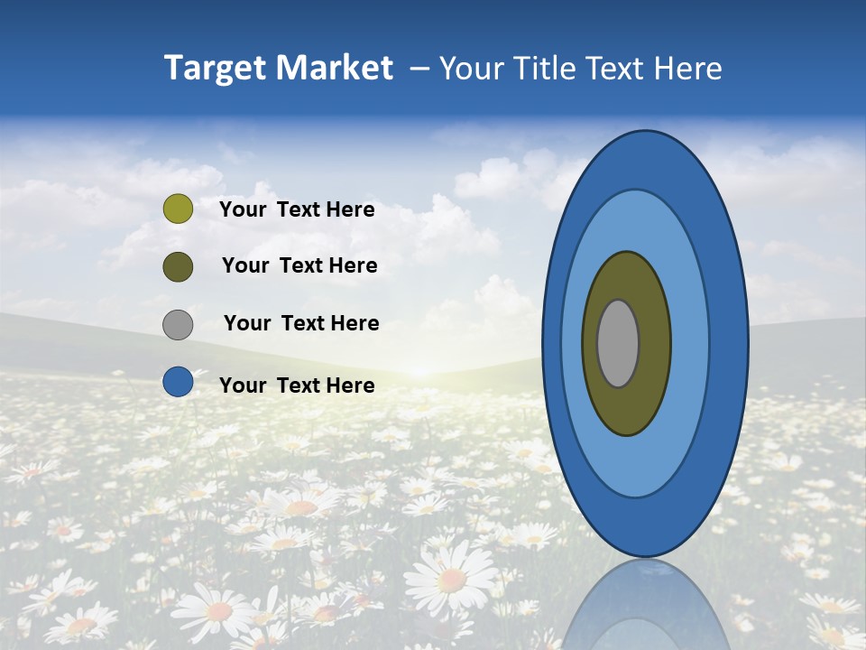 Blue Camomile Scenic PowerPoint Template