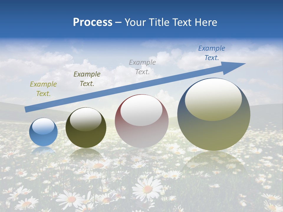 Blue Camomile Scenic PowerPoint Template