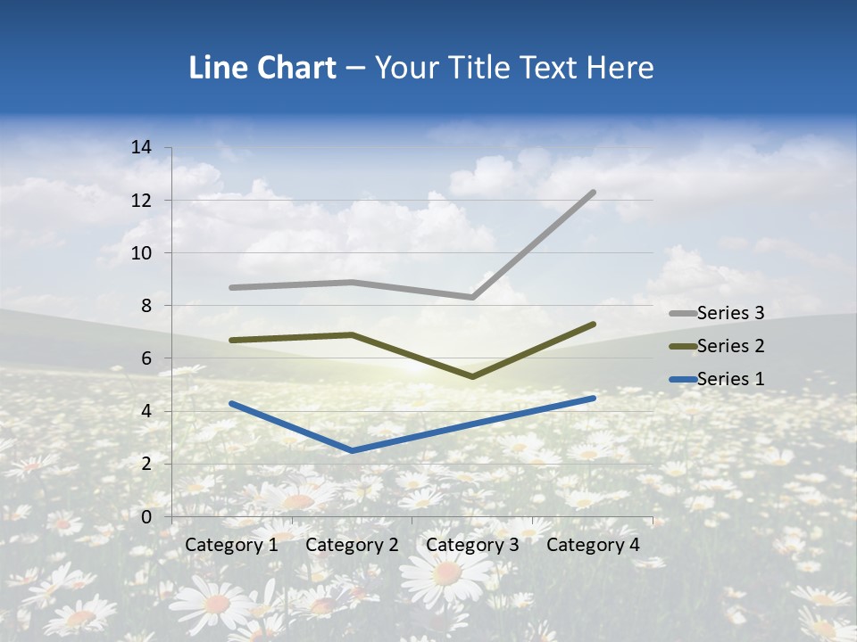Blue Camomile Scenic PowerPoint Template