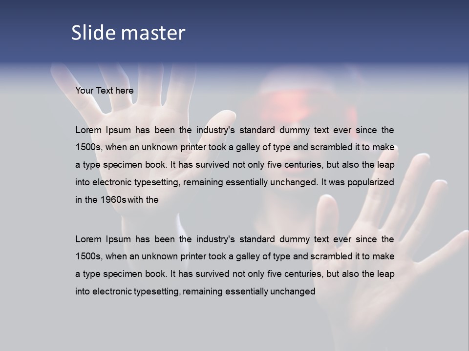 Symbol Attractive Woman PowerPoint Template