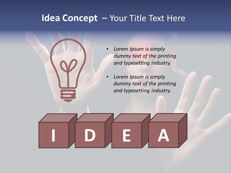 Symbol Attractive Woman PowerPoint Template