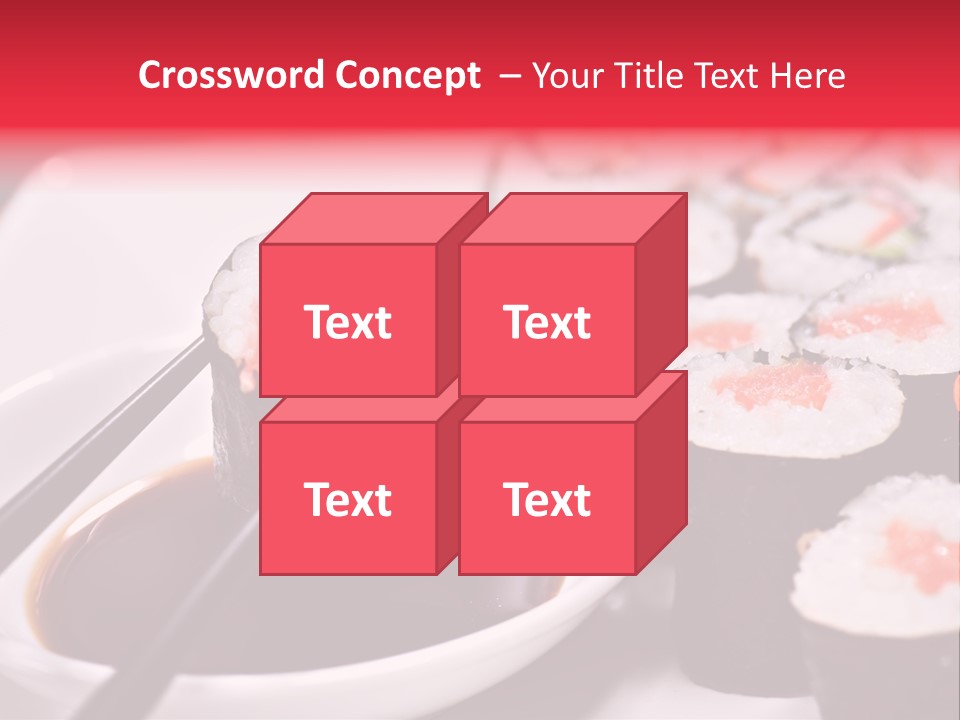 Fresh Traditional Seafood PowerPoint Template