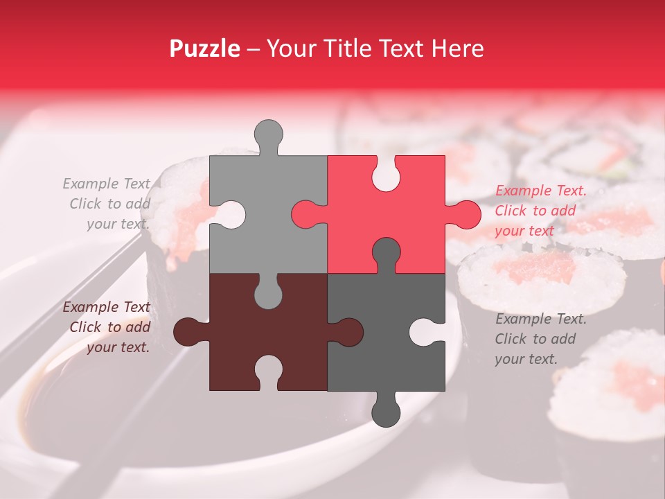 Fresh Traditional Seafood PowerPoint Template