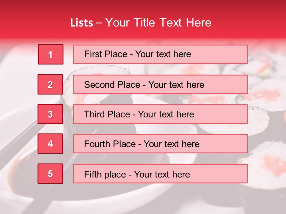 Fresh Traditional Seafood PowerPoint Template