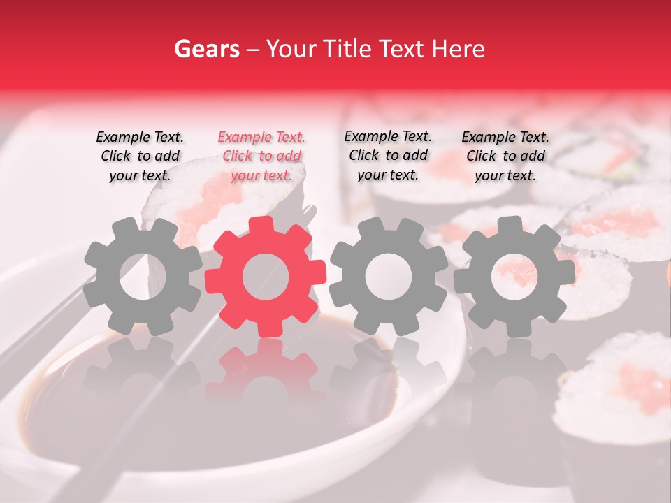 Fresh Traditional Seafood PowerPoint Template