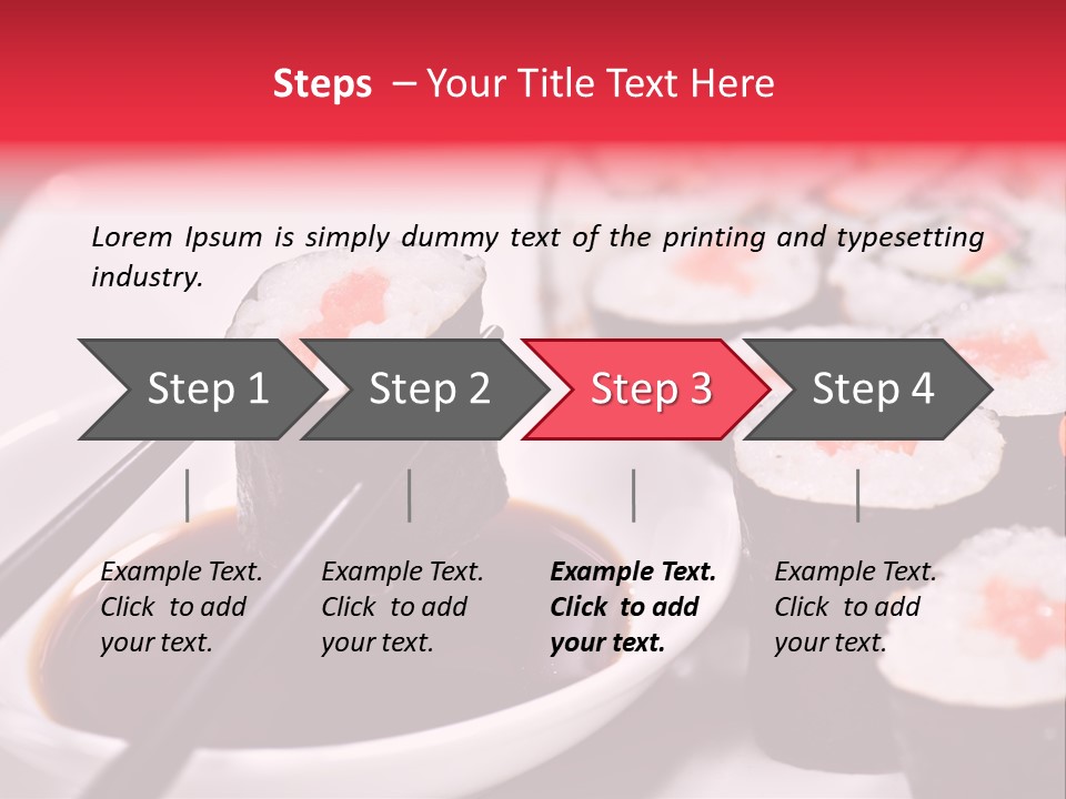 Fresh Traditional Seafood PowerPoint Template