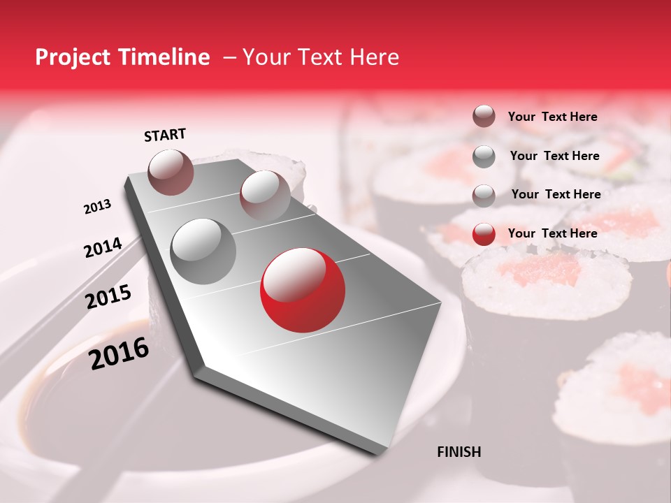 Fresh Traditional Seafood PowerPoint Template