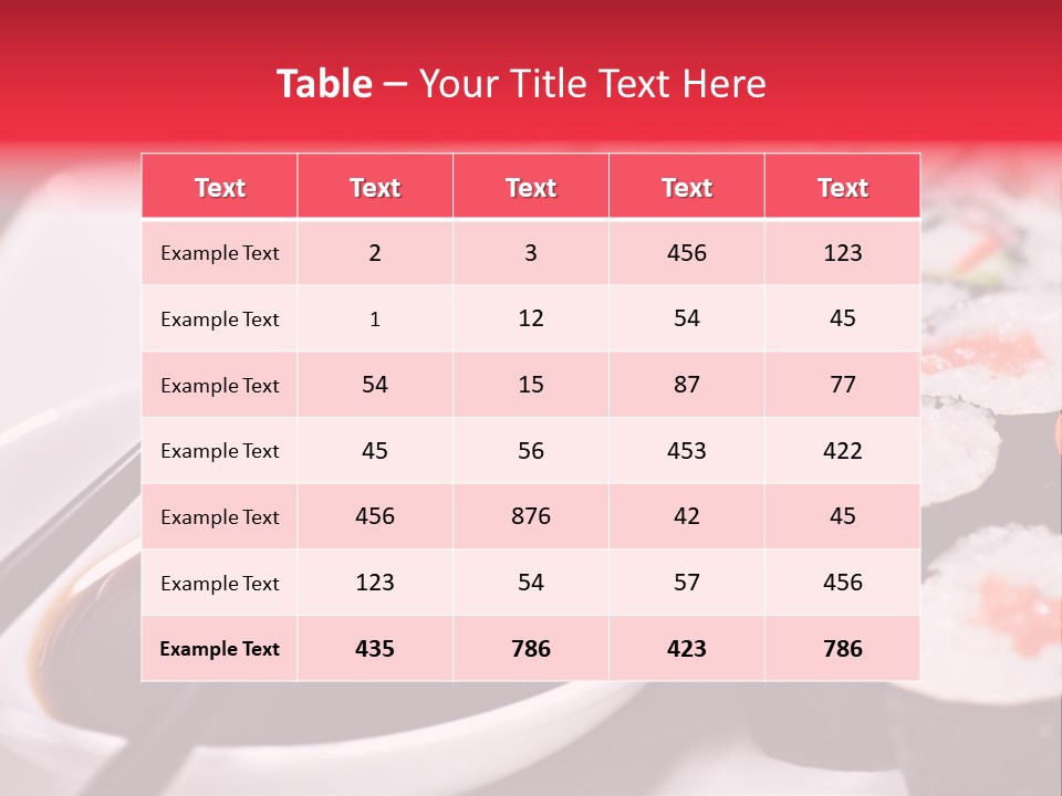 Fresh Traditional Seafood PowerPoint Template