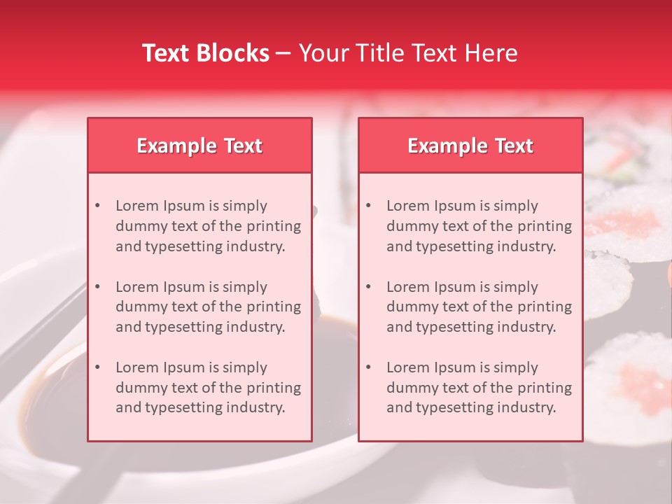 Fresh Traditional Seafood PowerPoint Template