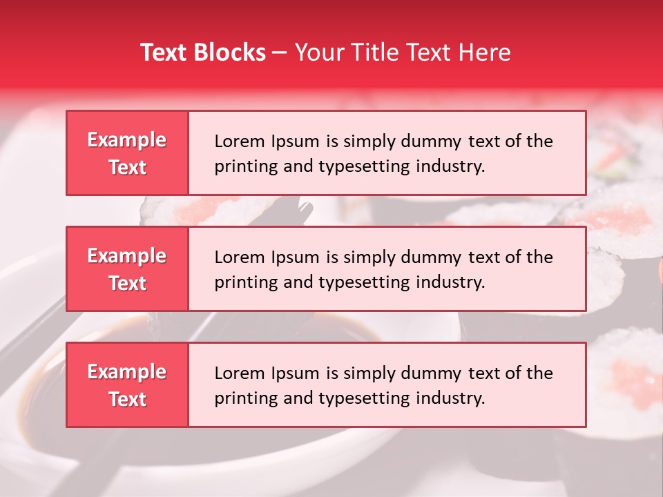 Fresh Traditional Seafood PowerPoint Template