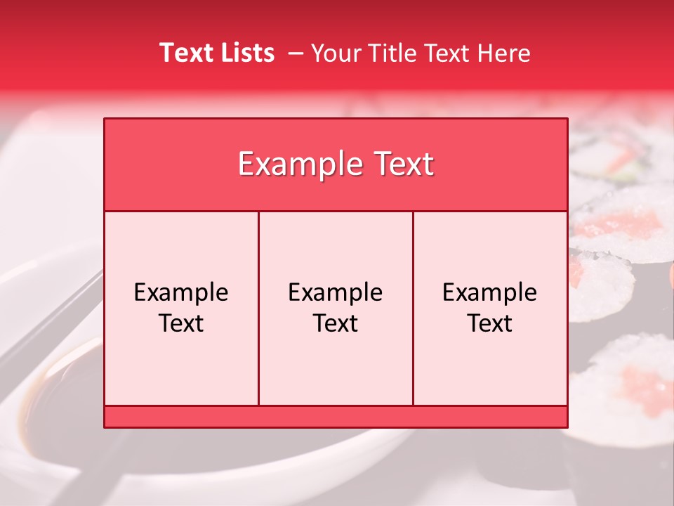 Fresh Traditional Seafood PowerPoint Template