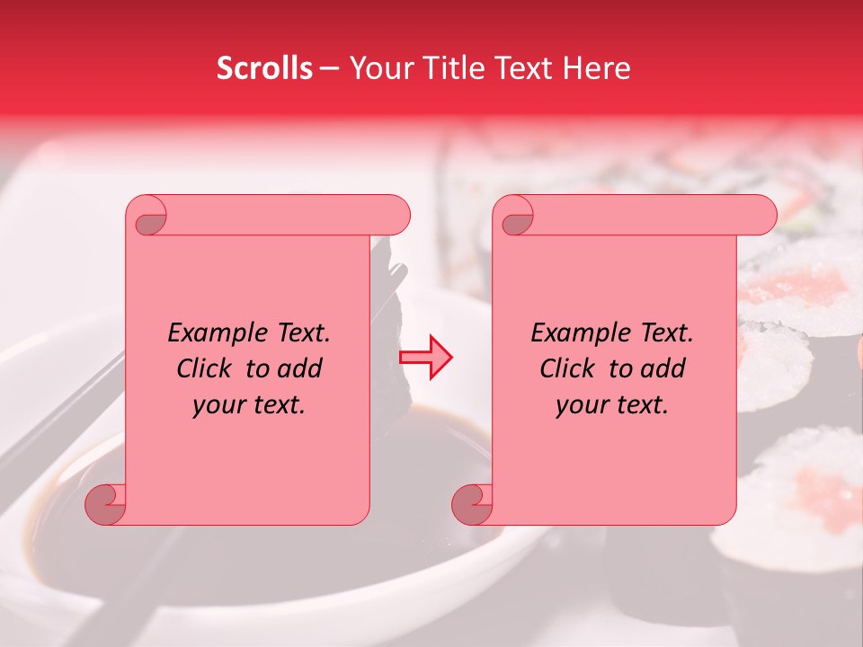 Fresh Traditional Seafood PowerPoint Template