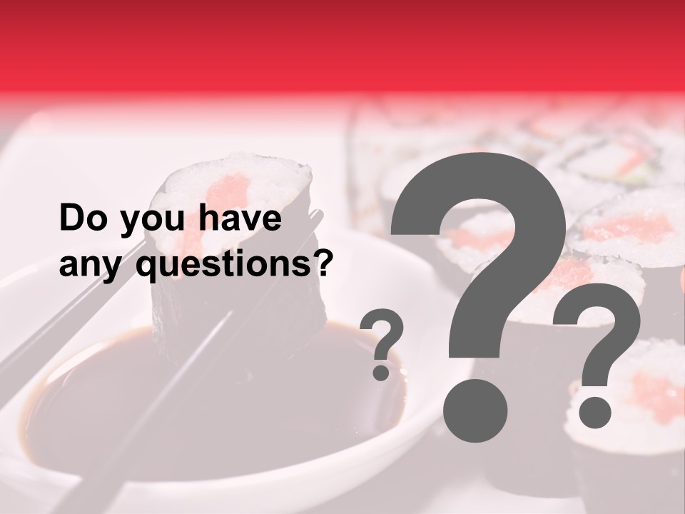 Fresh Traditional Seafood PowerPoint Template