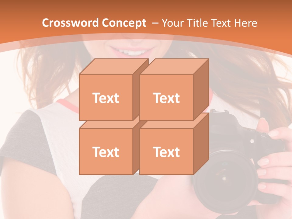 Dress Brunette Background PowerPoint Template