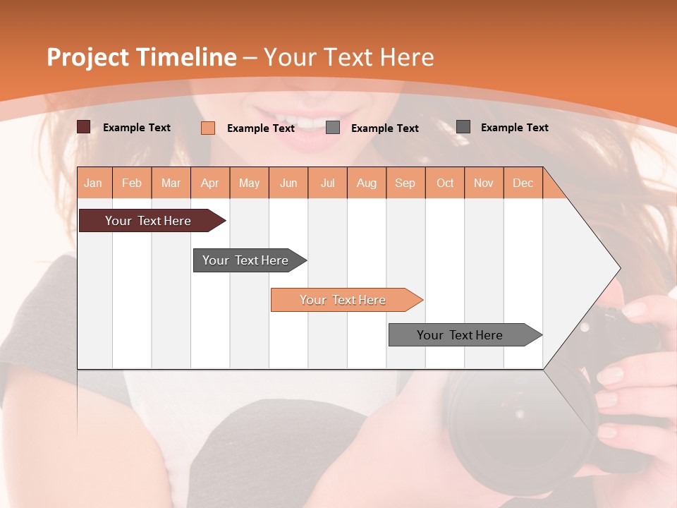 Dress Brunette Background PowerPoint Template