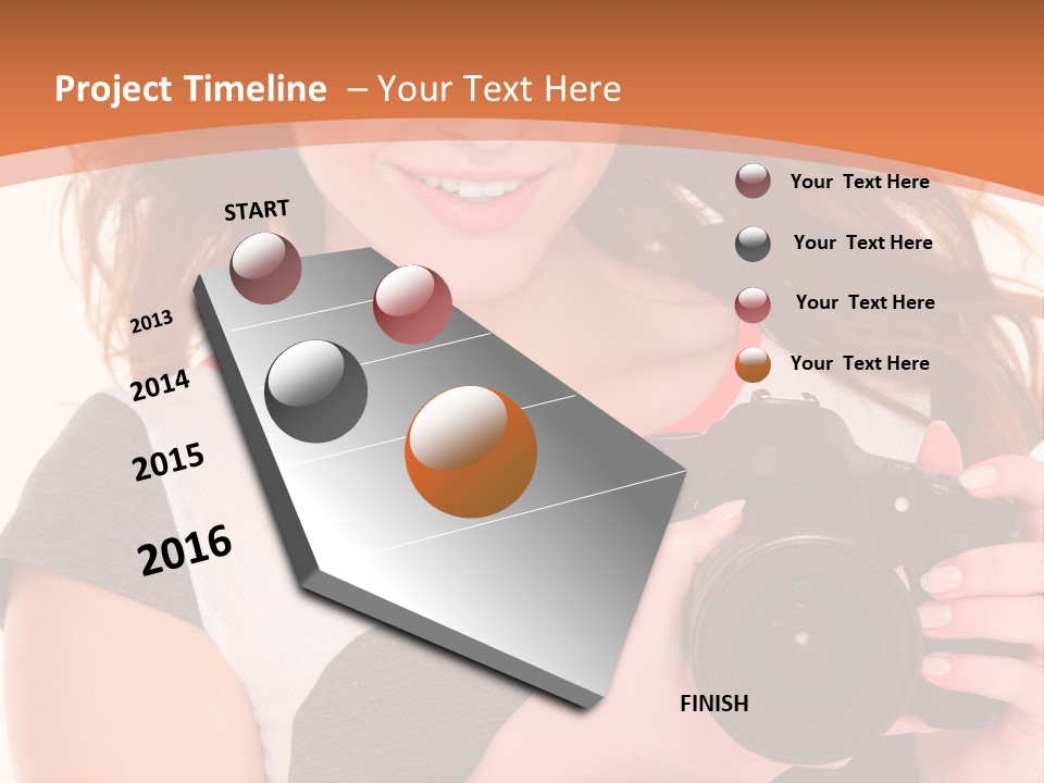 Dress Brunette Background PowerPoint Template