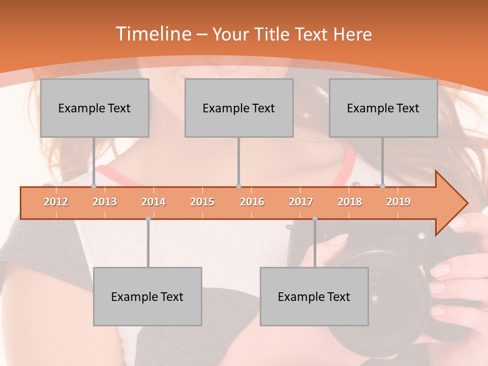 Dress Brunette Background PowerPoint Template