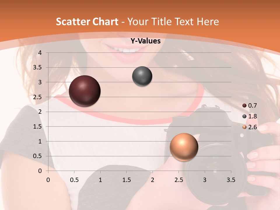 Dress Brunette Background PowerPoint Template