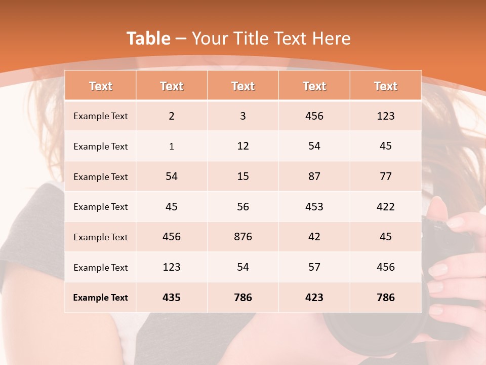 Dress Brunette Background PowerPoint Template