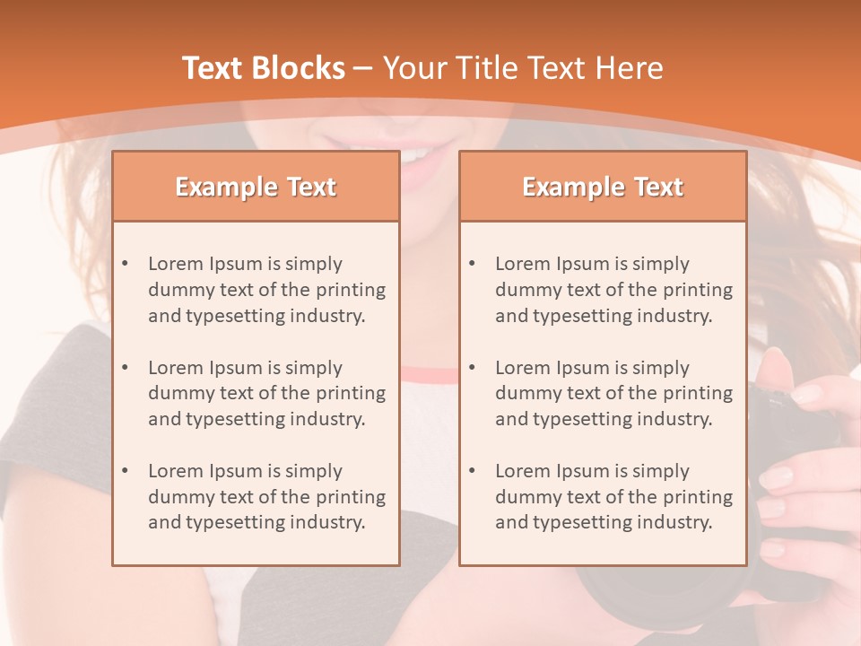 Dress Brunette Background PowerPoint Template