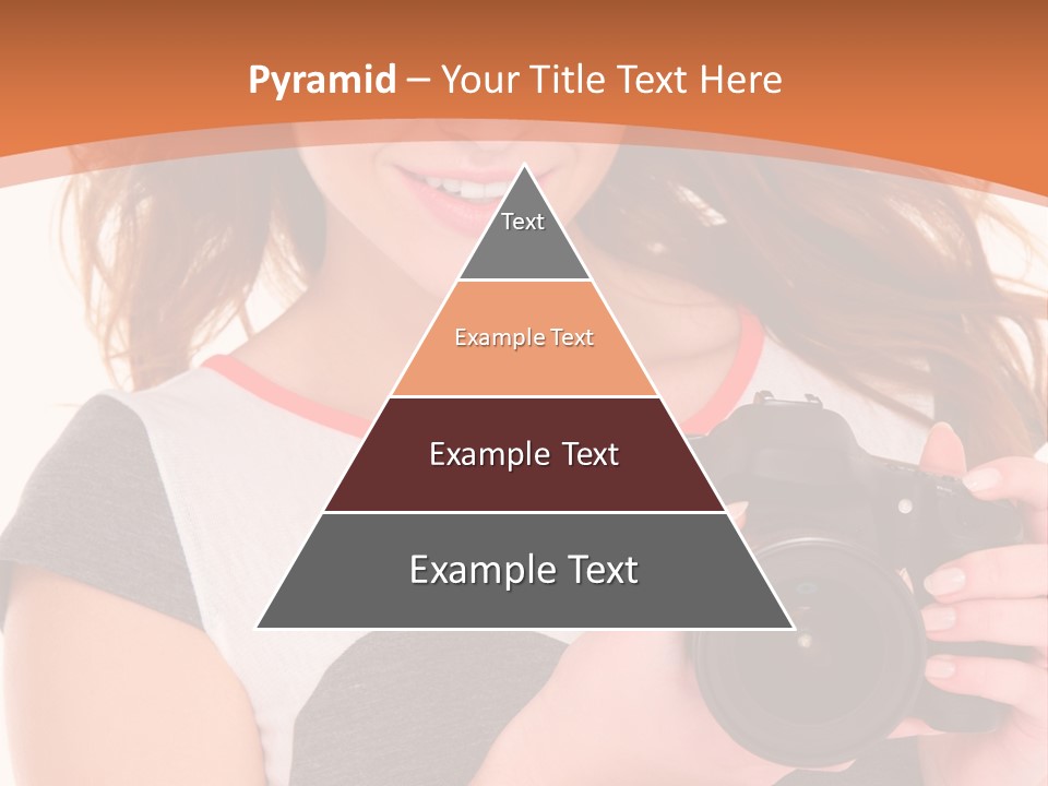 Dress Brunette Background PowerPoint Template