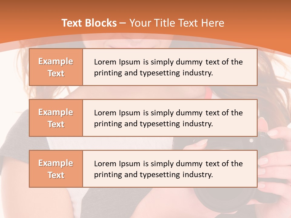 Dress Brunette Background PowerPoint Template