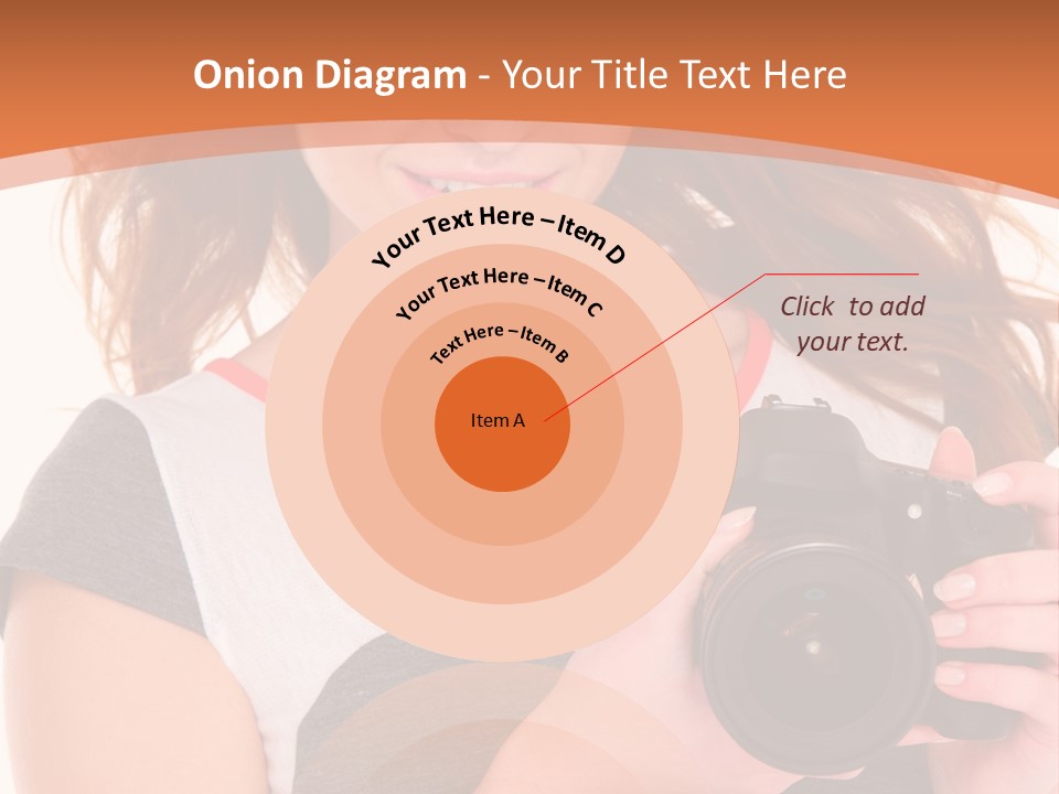 Dress Brunette Background PowerPoint Template