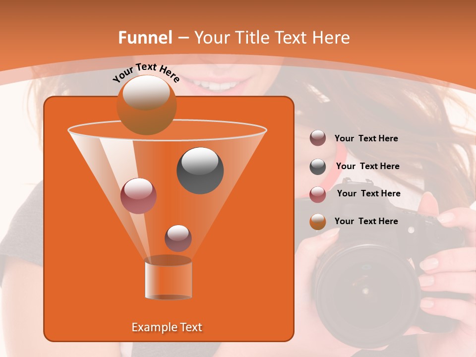 Dress Brunette Background PowerPoint Template