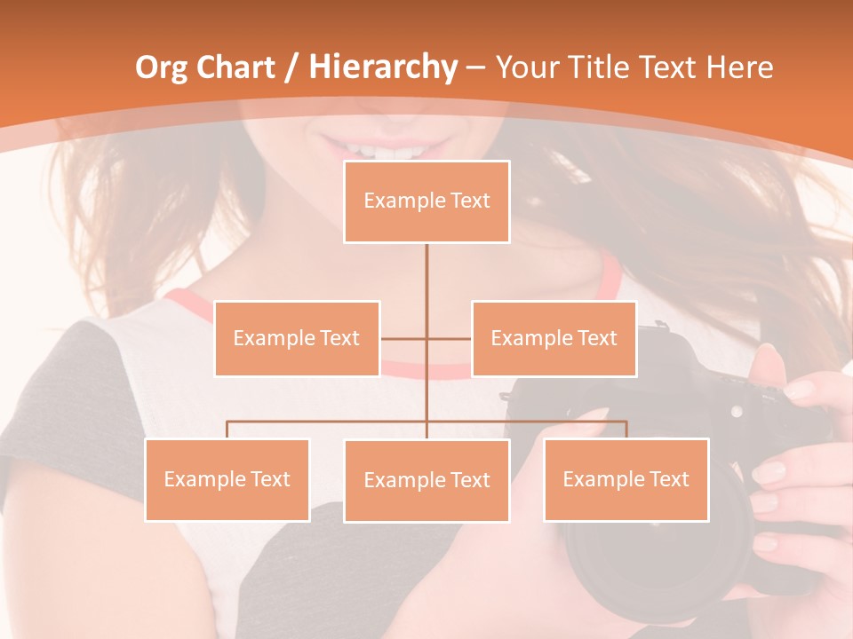 Dress Brunette Background PowerPoint Template