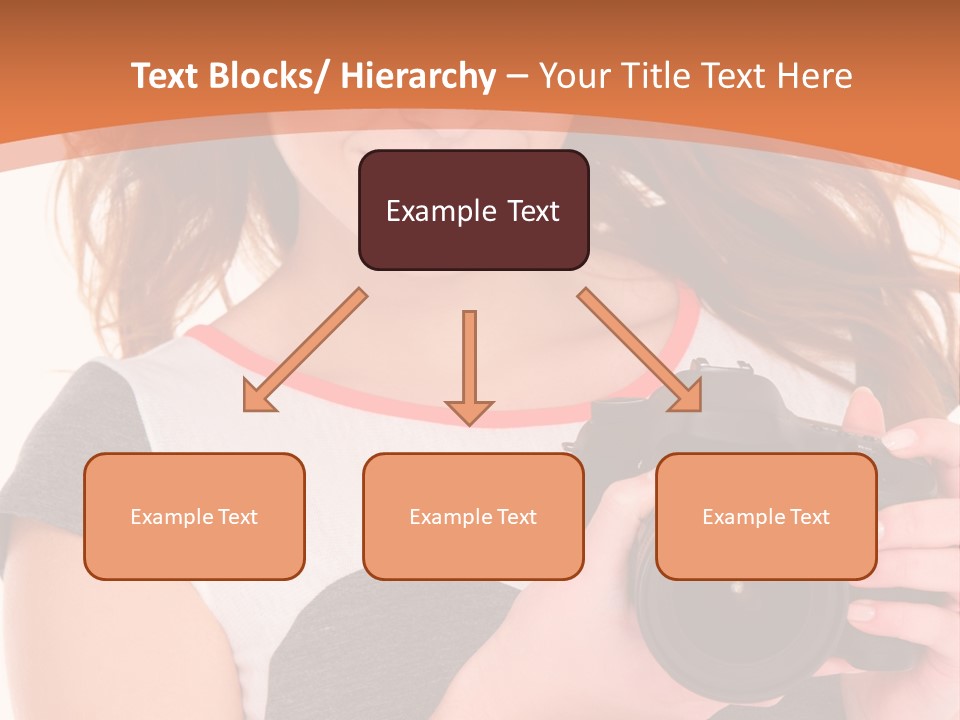 Dress Brunette Background PowerPoint Template