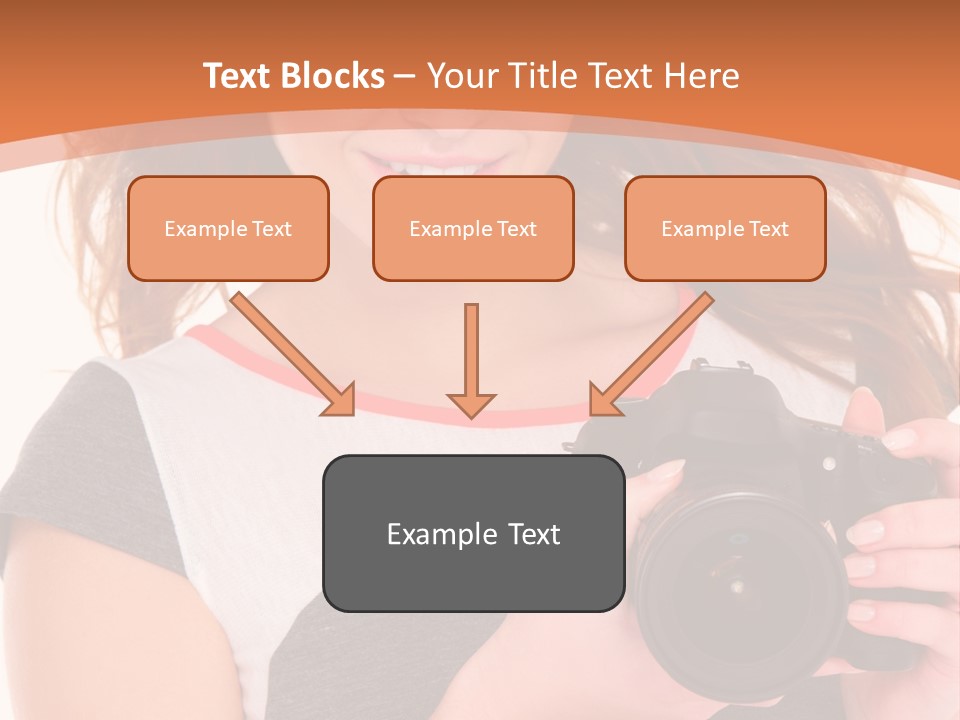 Dress Brunette Background PowerPoint Template