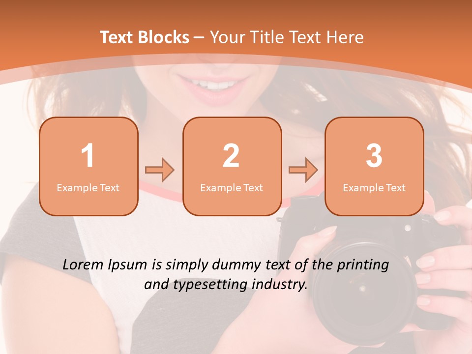 Dress Brunette Background PowerPoint Template